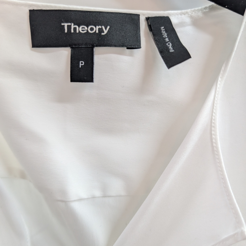 Theory White Blouse